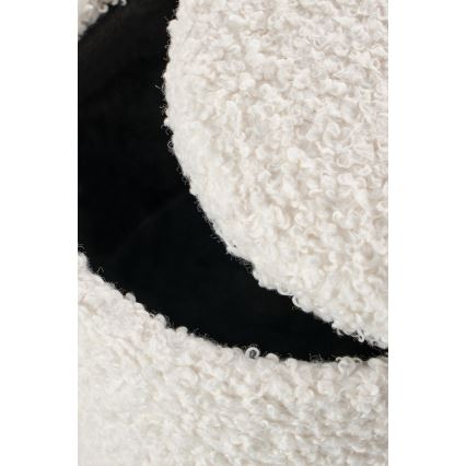 KÉSZLET 2x Taburet CANCUN átm. 31/38 cm fehér/barna