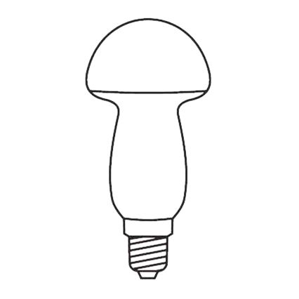 KÉSZLET 3 x tartalék izzó MUSHROOM E10/20V/0,1A piros, Európában készült