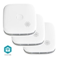 KÉSZLET 3x Füstérzékelő SmartLife 3V/1xCR123A Wi-Fi Tuya