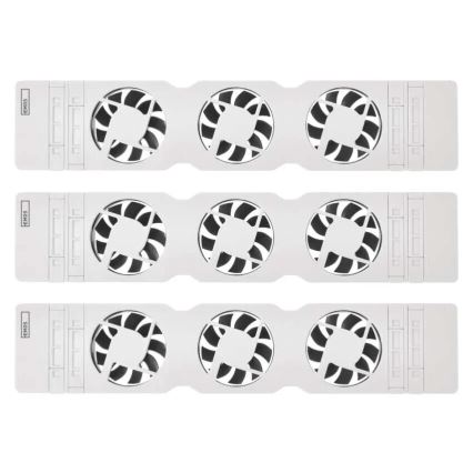 KÉSZLET 3x Hűtőventilátor 5/230V fehér