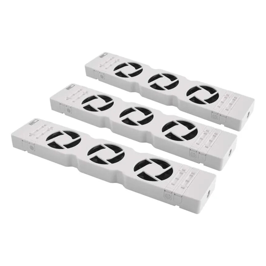 KÉSZLET 3x Hűtőventilátor 5/230V fehér