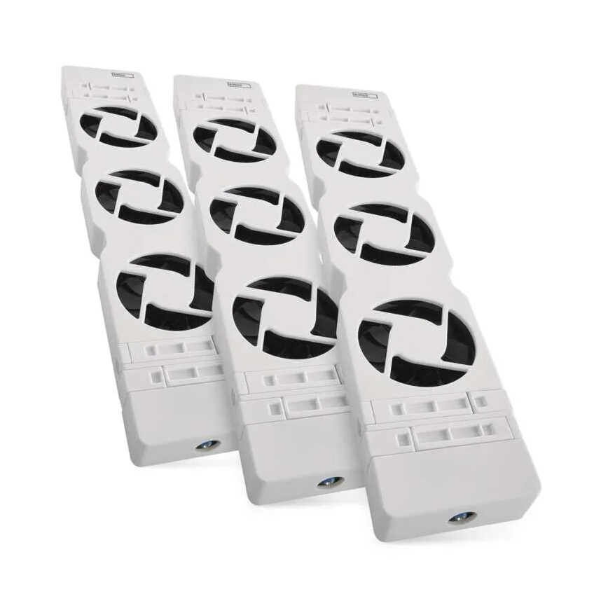 KÉSZLET 3x Hűtőventilátor 5/230V fehér