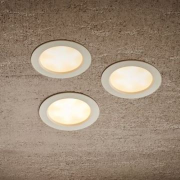 KÉSZLET 3x LED Fürdőszobai beépíthető lámpa MIRO LED/4W/230V IP44