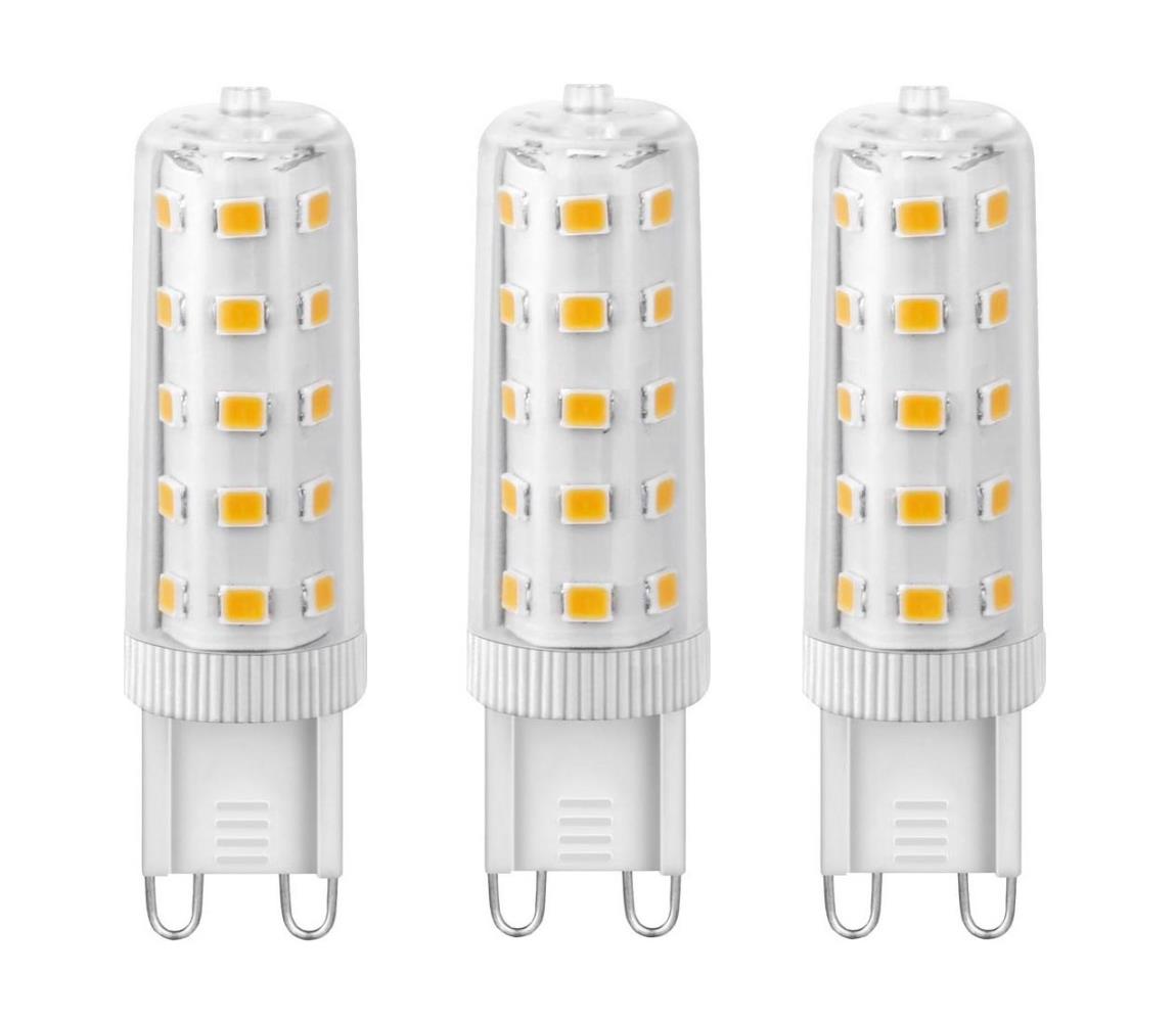 KÉSZLET 3x LED Izzó ECOLINE G9/4,5W/230V 3000K