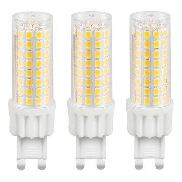 KÉSZLET 3x LED Izzó ECOLINE G9/7W/230V 3000K - Brilagi