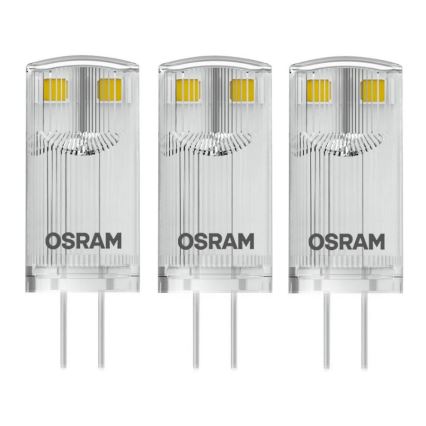 KÉSZLET 3x LED Izzó G4/0,9W/12V 2700K - Osram
