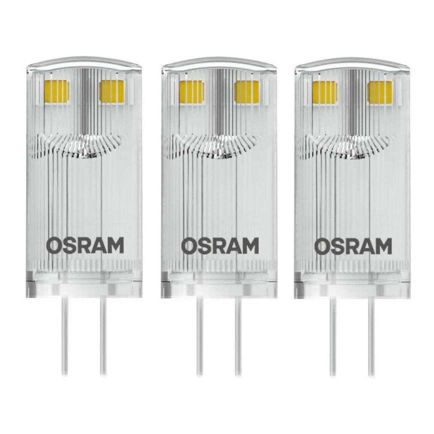 KÉSZLET 3x LED Izzó G4/0,9W/12V 2700K - Osram