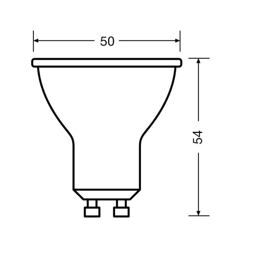 KÉSZLET 3x LED Izzó PAR16 GU10/6,9W/230V 2700K 36° - Osram