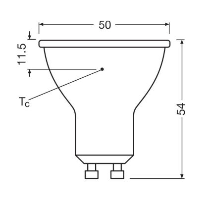 KÉSZLET 3x LED Izzó PAR16 GU10/6,9W/230V 6500K - Osram