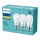 Készlet 3x LED Izzó Philips E27/9W/230V 2700K