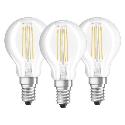 KÉSZLET 3x LED Izzó P40 E14/4W/230V 2700K - Osram