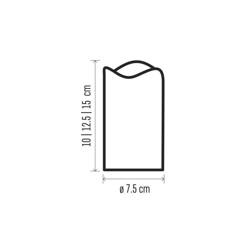 KÉSZLET 3x LED Karácsonyi dekoráció 3xLED/3x3AAA + távirányító