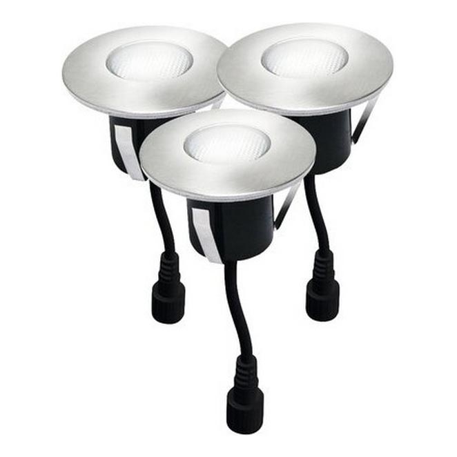 KÉSZLET 3x LED Kültéri beépített lámpa EASY CONNECT LED/1,2W/230V 3000K IP67