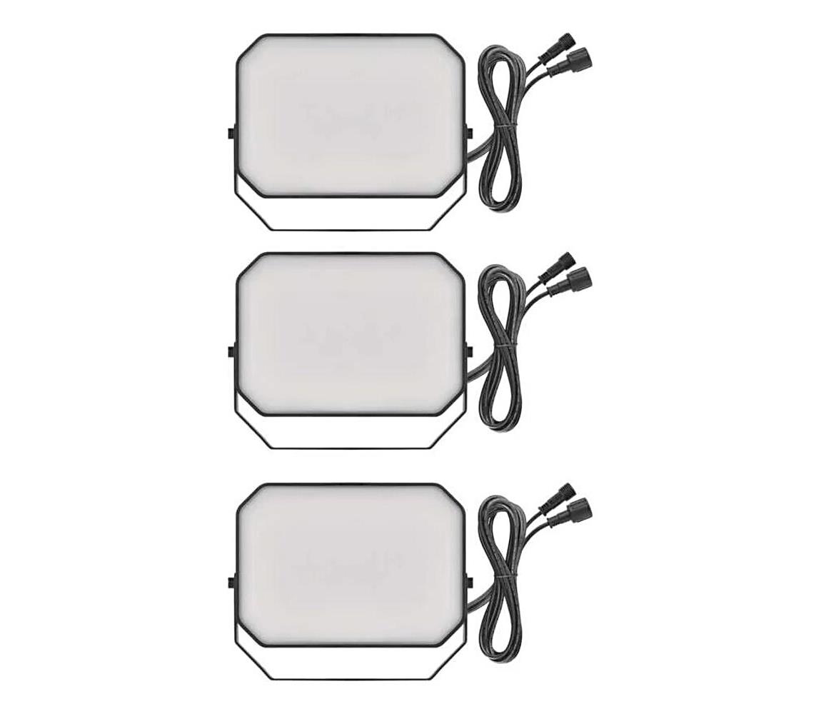 KÉSZLET 3x LED RGBIC Dimmelhető kültéri reflektor LED/14W/230V 3000