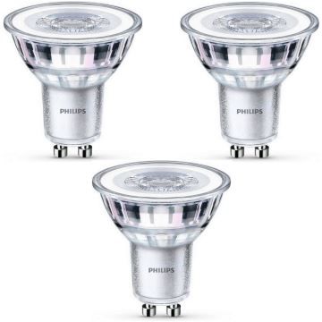 KÉSZLET 3x LED Szabályozható izzó Philips Warm Glow GU10/2,6W/230V 2200K-2700K