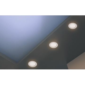 KÉSZLET 3xLED Fürdőszobai beépíthető lámpa MIRO LED/6W/230V IP44