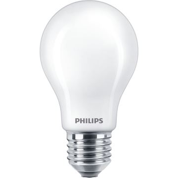 KÉSZLET 4x LED Izzó Philips A60 E27/7W/230V 2700K