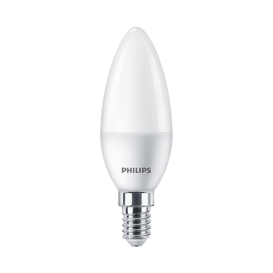 KÉSZLET 4x LED Izzó Philips B35 E14/5W/230V 2700K
