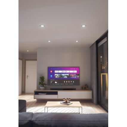 Nanoleaf - KÉSZLET 4x LED RGBW Dimmelhető fügesztett mennyezeti lámpa ESSENTIALS LED/6W/230V 2700-6500K CRI 90 Wi-Fi