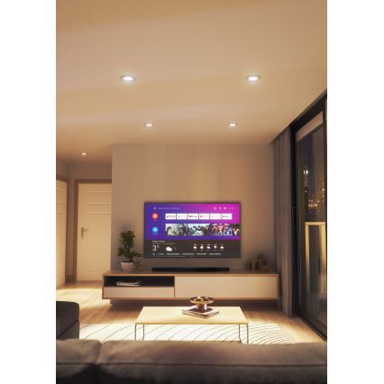Nanoleaf - KÉSZLET 4x LED RGBW Dimmelhető fügesztett mennyezeti lámpa ESSENTIALS LED/6W/230V 2700-6500K CRI 90 Wi-Fi