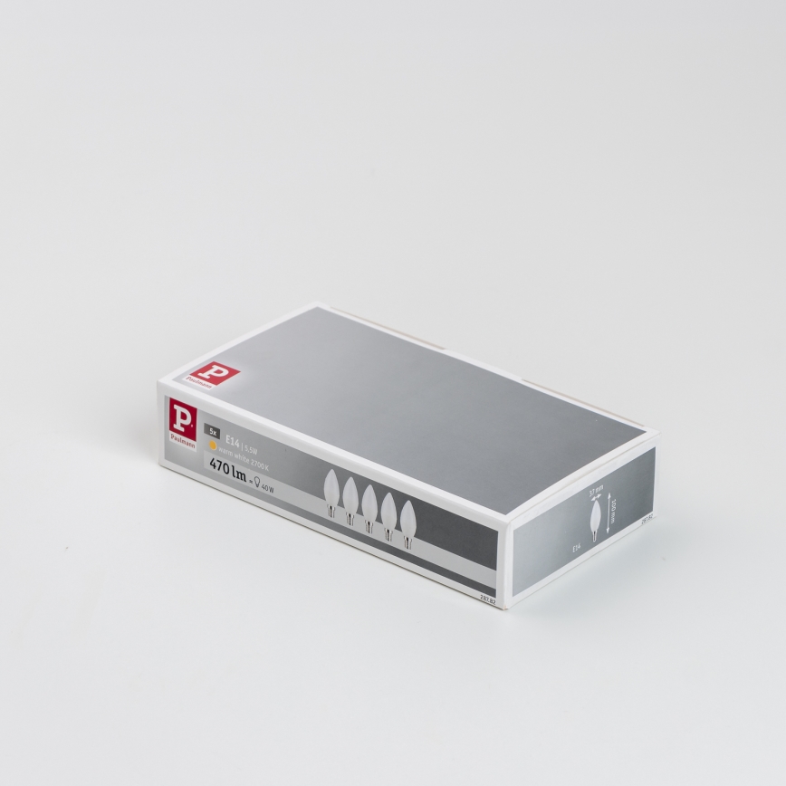 KÉSZLET 5x LED Izzó E14/5,5W/230V 2700K - Paulmann 28782