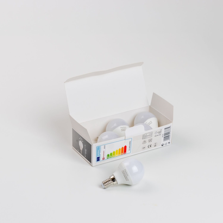 KÉSZLET 5x LED Izzó P45 E14/5,5W/230V 2700K - Paulmann 28783