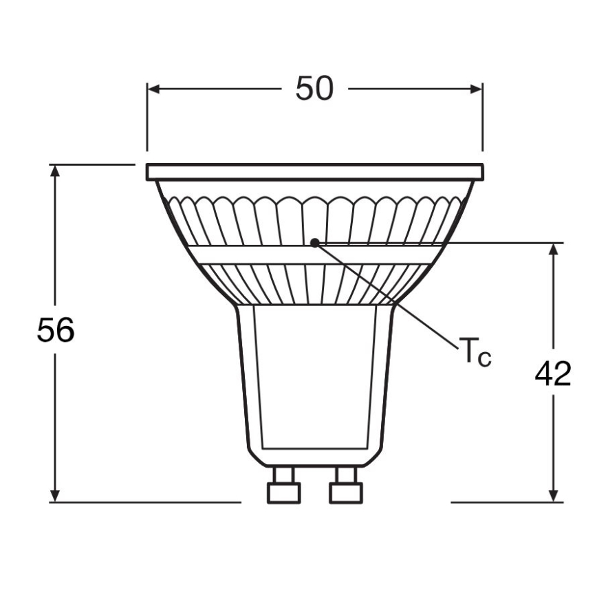 KÉSZLET 5x LED Izzó PAR16 GU10/4,3W/230V 4000K 36° - Osram