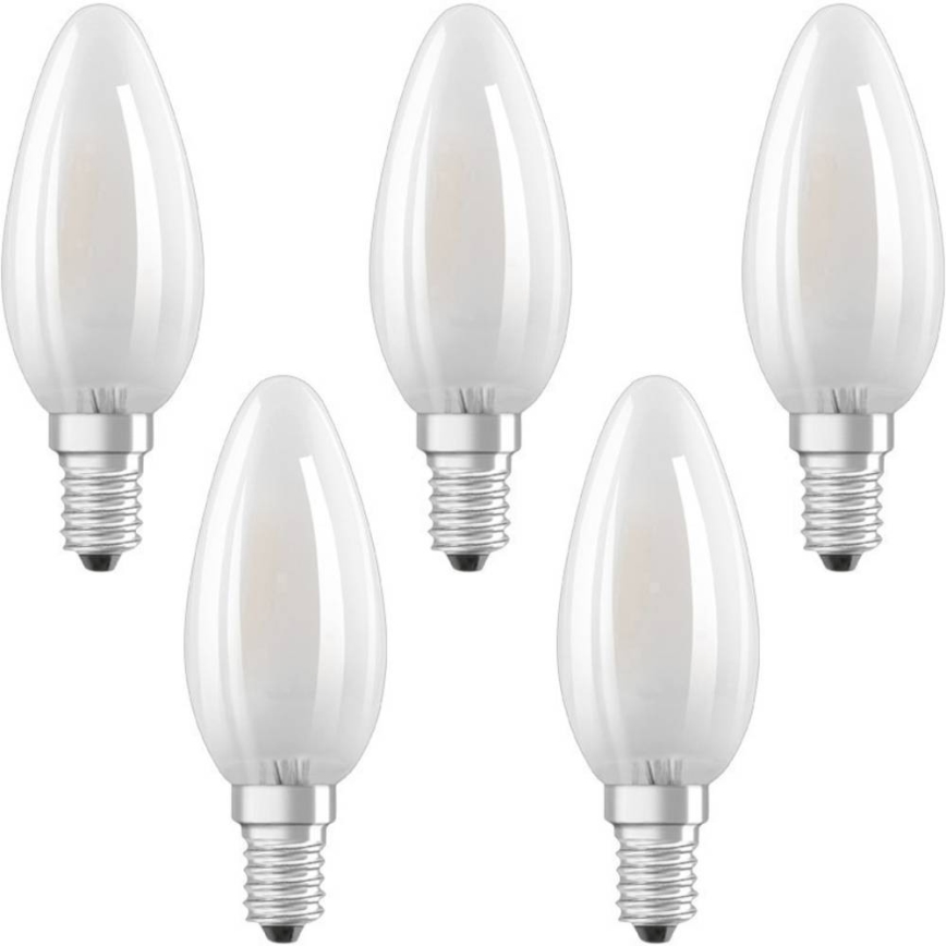 KÉSZLET 5x LED Izzó VINTAGE E14/4W/230V 2700K - Osram