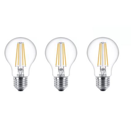KÉSZLET 6x LED Izzó VINTAGE Philips E27/4W/230V 2700K