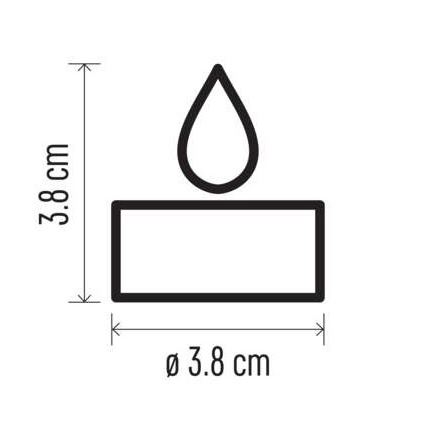 KÉSZLET 6x LED Karácsonyi dekoráció 6xLED/6xCR2032 arany