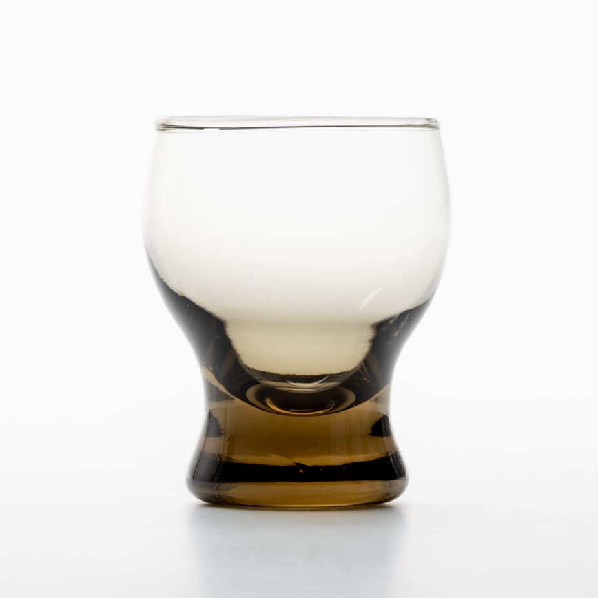 Készlet 6x likőrös pohár átlátszó barna