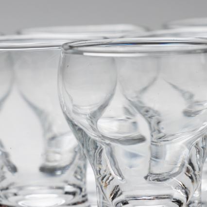 Készlet 6x likőrös üveg átlátszó