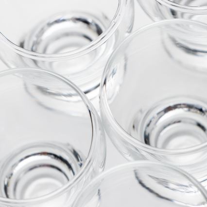 Készlet 6x likőrös üveg átlátszó