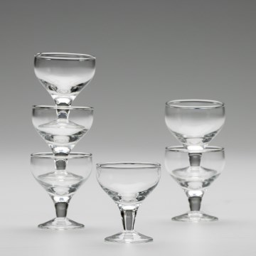 Készlet 6x likőrös üveg átlátszó