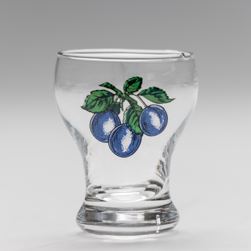 Készlet 6x likőrös üveg átlátszó - szilva