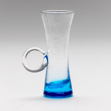 Készlet 6x likőrpohár markolattal kék