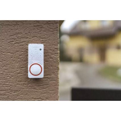 KÉSZLET Vezeték nélküli ajtócsengő + 2x gomb 230V IP44