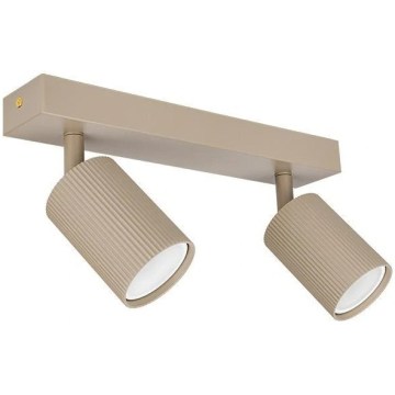 Kétfejes spotlámpa 2xGU10/35W/230V bézs