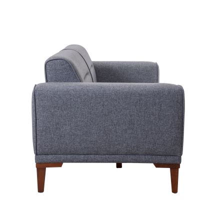 Kétszemélyes DOTY kanapé, sötétszürke