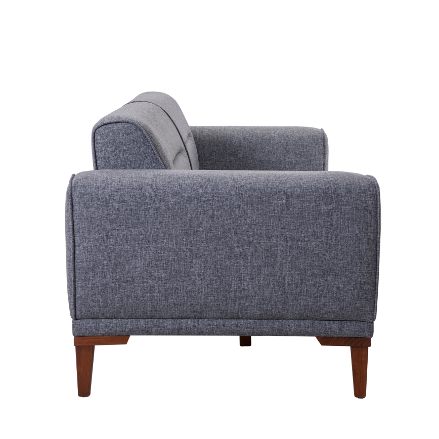 Kétszemélyes DOTY kanapé, sötétszürke