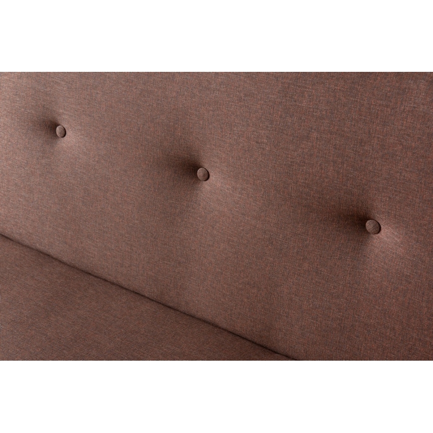 Kétszemélyes kanapé LOKO barna