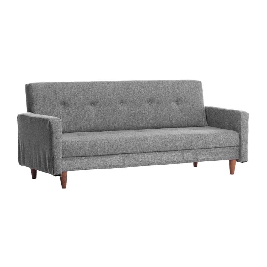 Kétszemélyes kanapé NARA – világosszürke