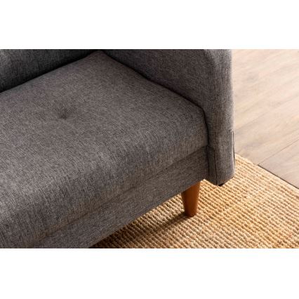 Kétszemélyes kanapé NARA – világosszürke