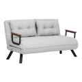 Kétszemélyes kihúzható kanapé QIRA szürke