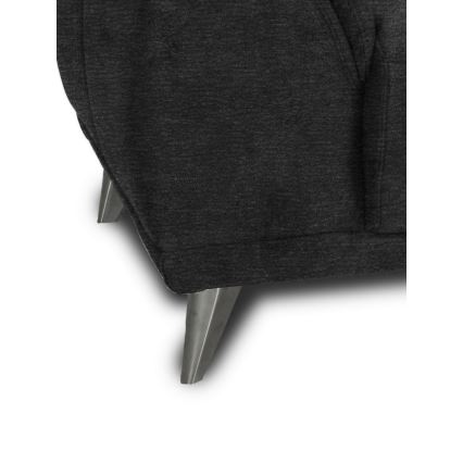 Kétszemélyes LIVORNO kanapé fekete színben