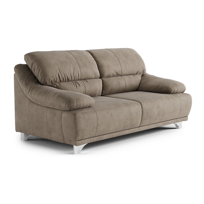 Kétszemélyes RIMINI kanapé barna színben