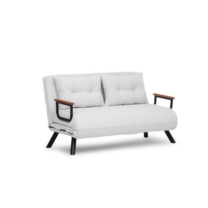 Kétüléses kihúzható kanapé QIRA fehér