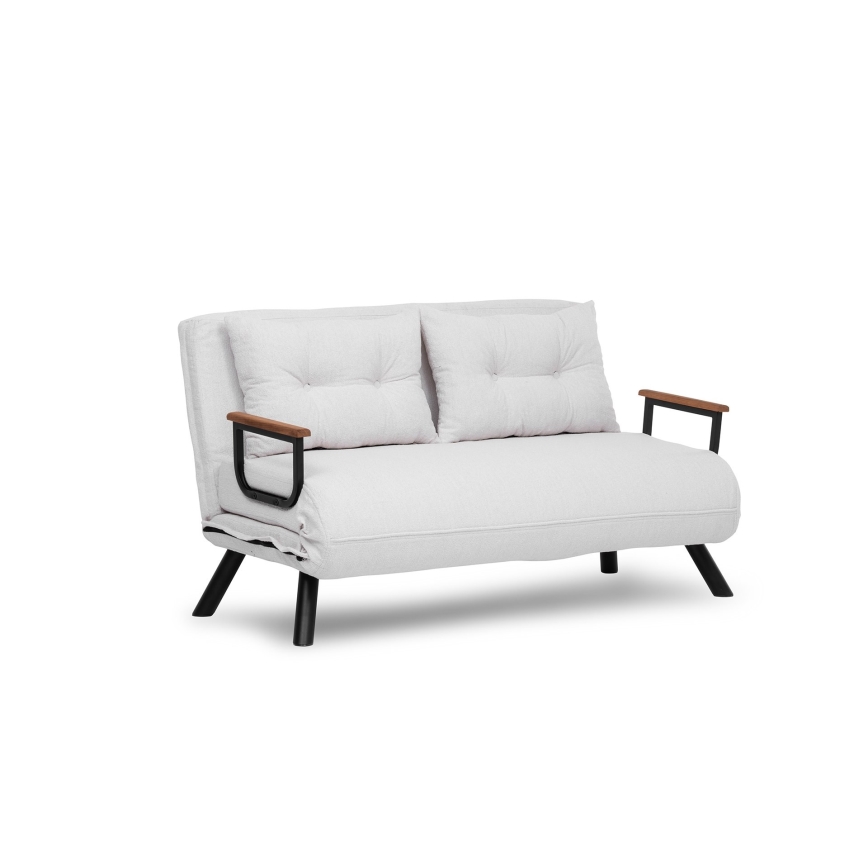 Kétüléses kihúzható kanapé QIRA fehér