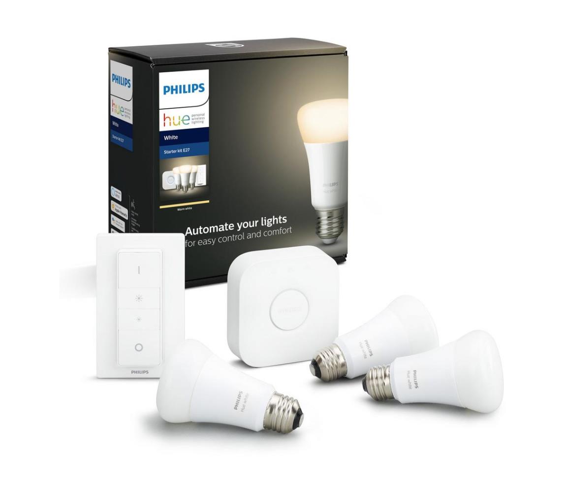 Kezdőcsomag Philips Hue STARTER KIT 3xE27/9W 2700K + központi egység 871869678523200