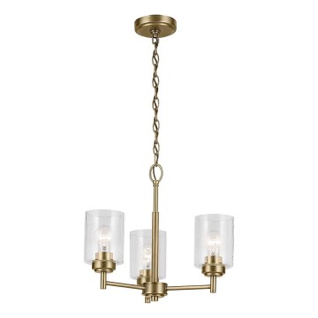 Kichler - Csillár láncon WINSLOW 3xE27/60W/230V átm. 45,8 cm réz